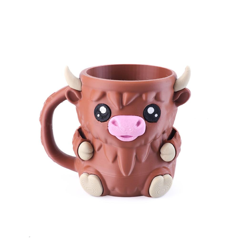 Milk Cow Ice Cream Cup Holder