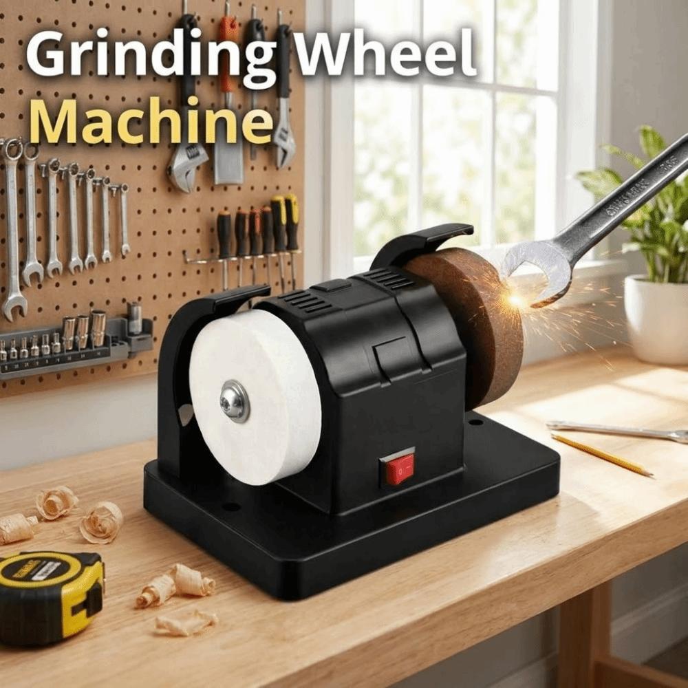Automatic Electric Sharpener Motor-Driven Electric Polishing Machine Mini Bench Grinder Woodwork
