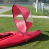 Clear Window Downwind Kayak Sail Portable Kayak Sail With Clear Window  Windsurfing Sail for Canoes, Inflatable Boats