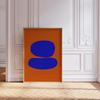Colourful Red Green Blue Minimalist Abstract Modern Art Poster Unframed Canvas Print Wall Decor Perfect Gift for Bedroom Living Room Home Office