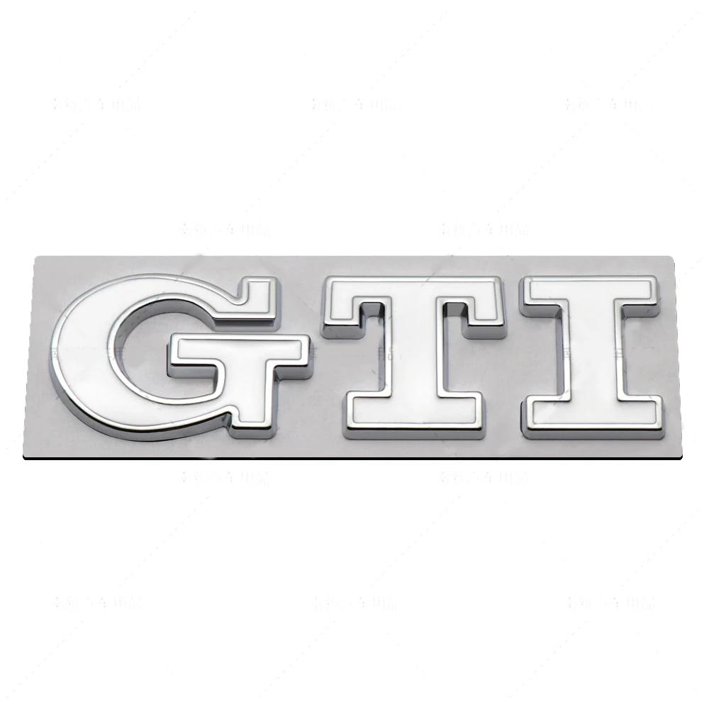AUYGS1 Decals Metal Car GTI Logo Rear Trunk Emblem Stickers for Volkswagen Golf 4 5 6 7 8 Passat Jetta Polo Touareg GTD GLI Touran