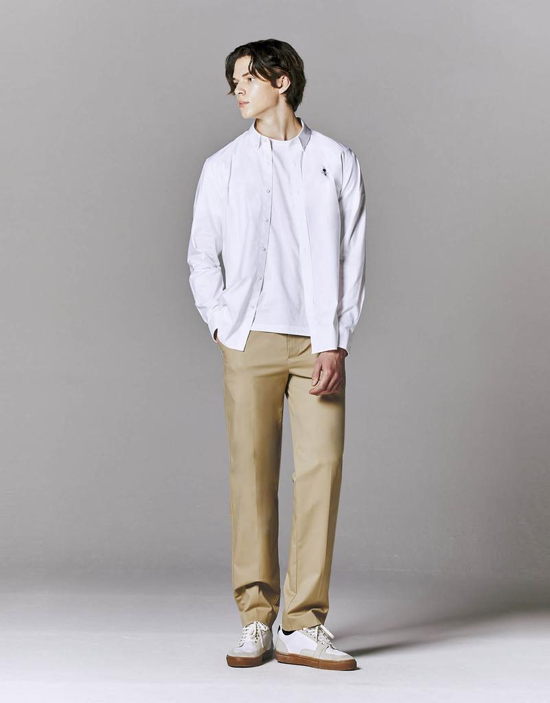 GIORDANO Hidden Elastic Waist Wrinkle-Free Pants 113901 [4 Colors]
