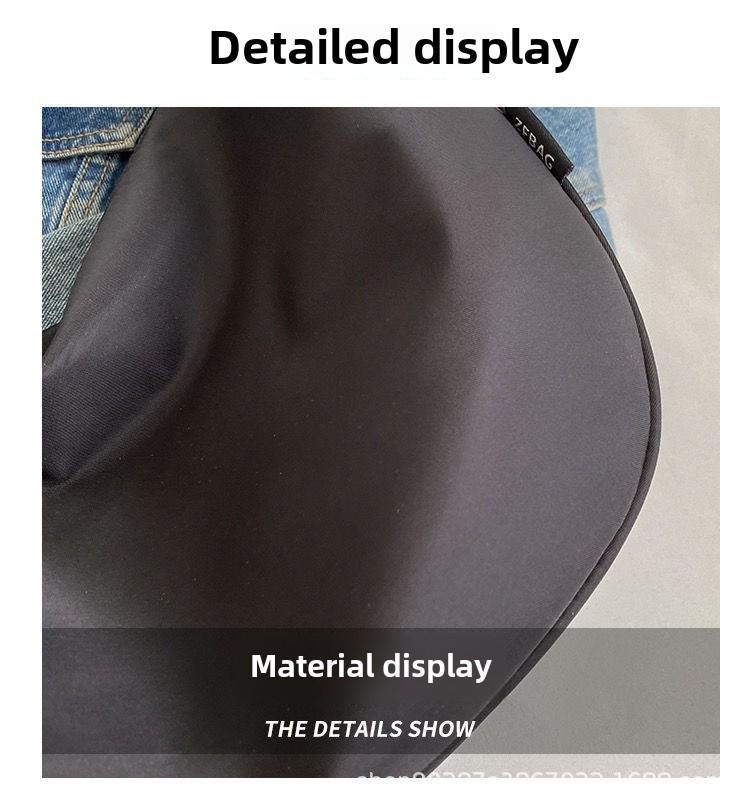 2025 Αδιάβροχη Τσάντα Ντενιέ Oxford Ημισελήνου Σχήματος Κινέζικου Ρολού: Στυλάτη Τσάντα Ώμου & Ταχυδρόμου Άνοιξη/Καλοκαίρι