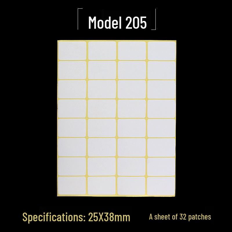 Adhesive Memo and Name Sticker Labels