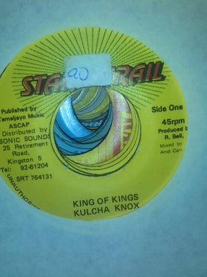 7inch Record KULCHA KNOX - King Of Kings SRT764131 Star Trail 1993 Jamaica Reggae, Ska & Dub Used
