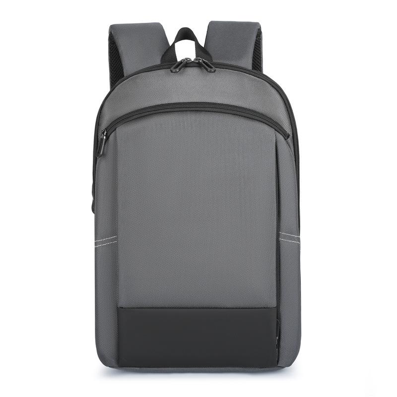 

Мужской расширяемый рюкзак большой вместимости для бизнеса, путешествий, поездок на работу, ноутбука и школы. серый