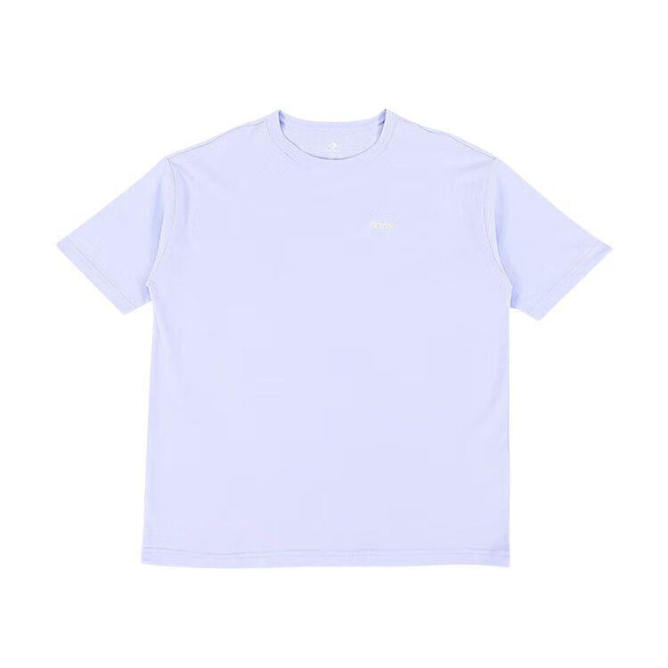 Converse T Shirts Men s Purple Crew Neck Moderate MCJ648-PCA L