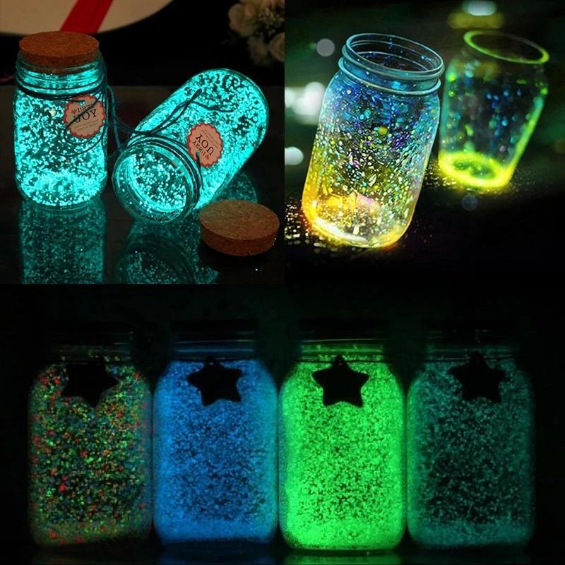 2000pcs 3-5mm Luminous Sand Glow In Dark Pebbles Stone Home Garden Yard Outdoor Path Lawn Decorations Fish Tank Aquarium Decor
