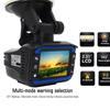 2-in-1 All-in-One Auto Dash Camera Built-in Anti-Laser Speed Radar Alert, Supports 720P High Definition Video Capture