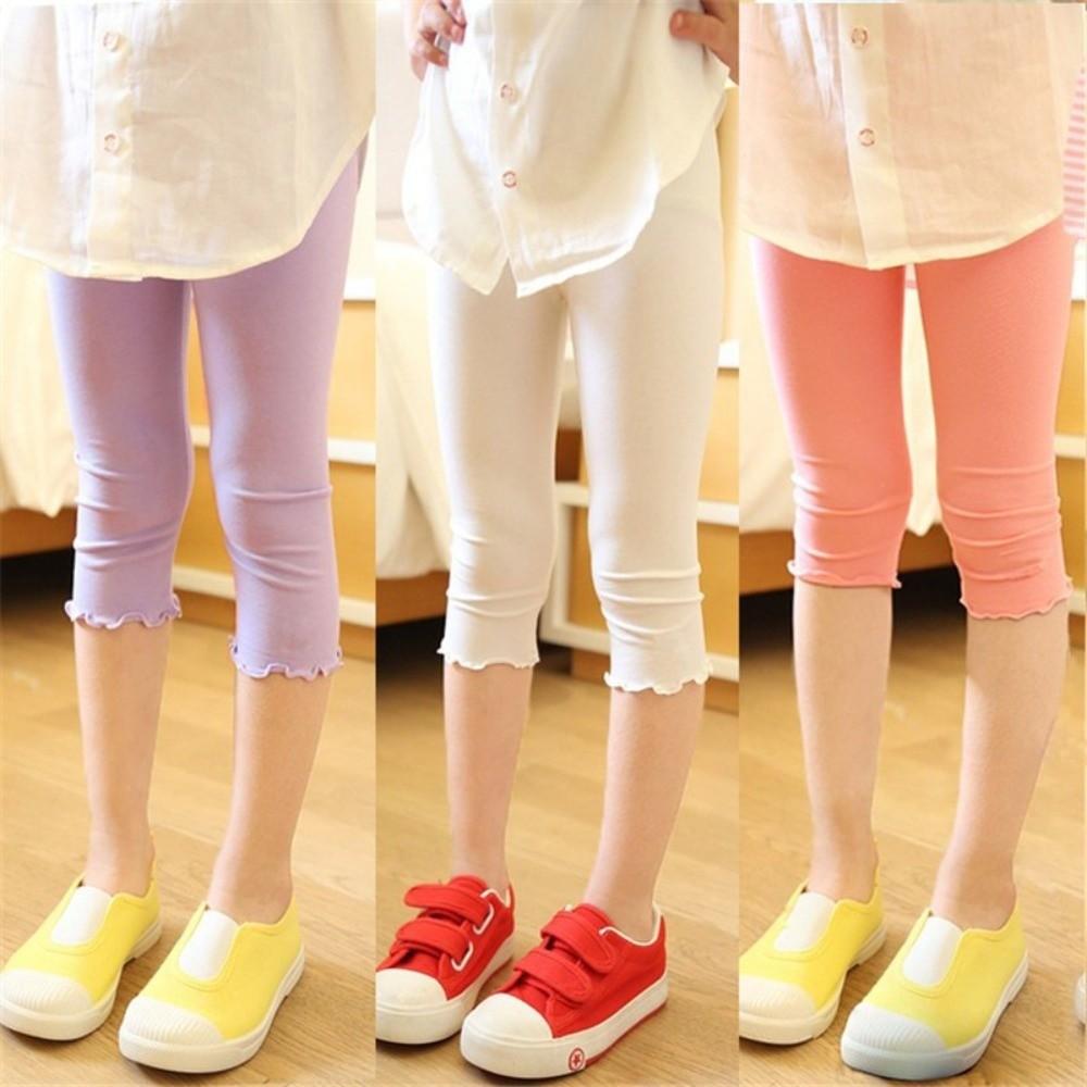 Ruffles Children Clothing Ultra-thin Stretch Tights Sweet Girls Leggings For 2-12 Years