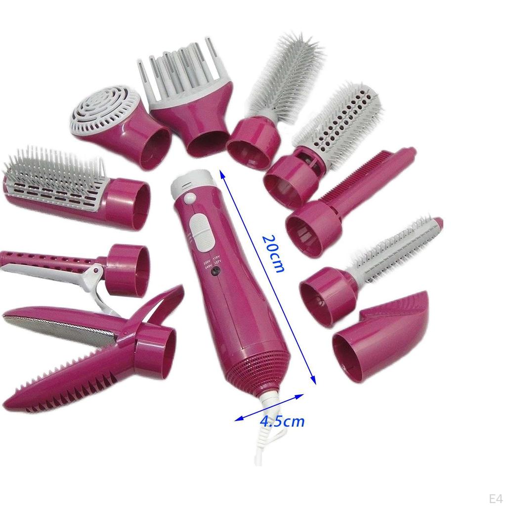 Hair Styling Tool with Interchangeable Brush Heads