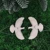 2Pcs Little White Dove Christmas Tree Decoration White Small Wings Creative Cute Pastoral Style Versatile DIY Pendant