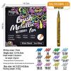 Metallic Color Craft & Graffiti Soft Tip Pen - 550B Signature & Sealing Wax DIY Marker