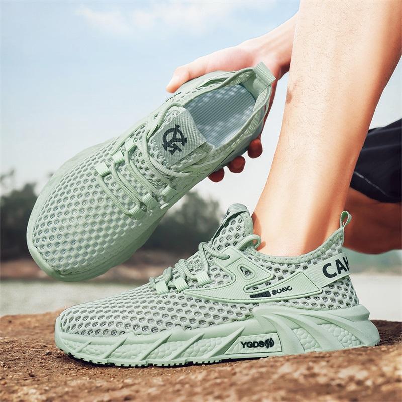 CYYTL Summer Shoes For Men Sneakers Casual Mesh Outdoor Sports Breathable Tennis Running Hiking Luxury Designer Platform Loafers