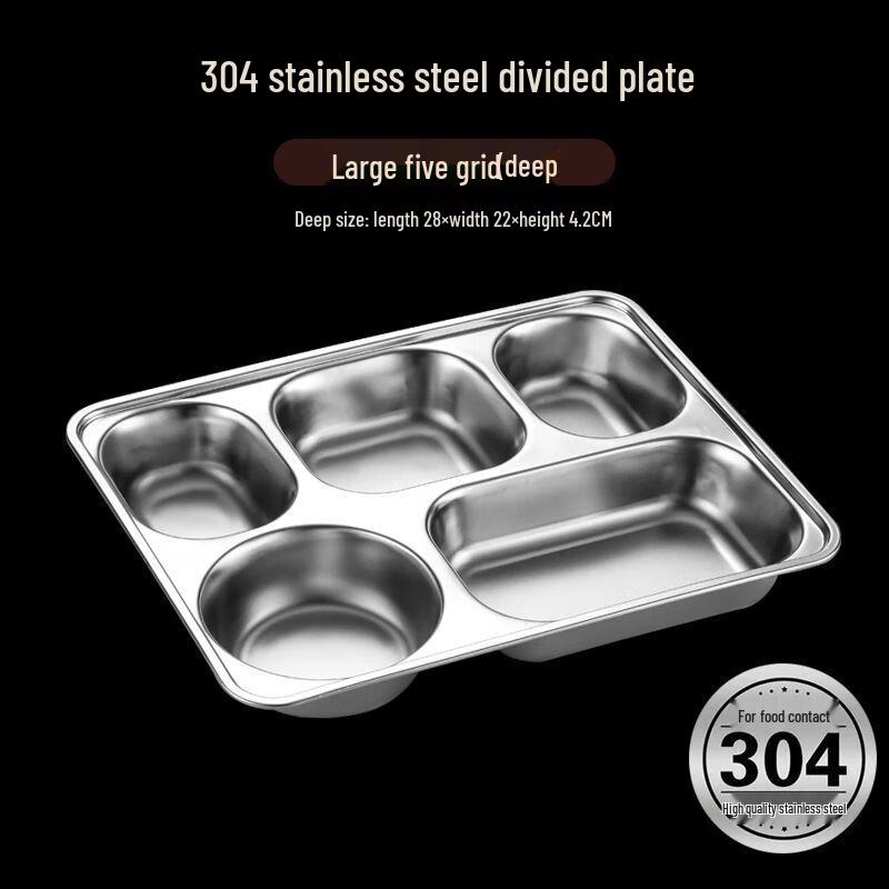 304 Stainless Steel Compartment Lunch Box