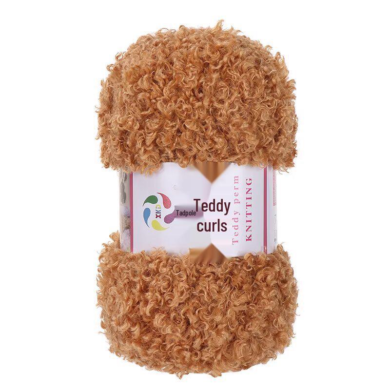

Пряжа из кудрявой петлевой шерсти тедди: Пряжа для вязания крючком и спицами ручной работы для шарфов и кукол