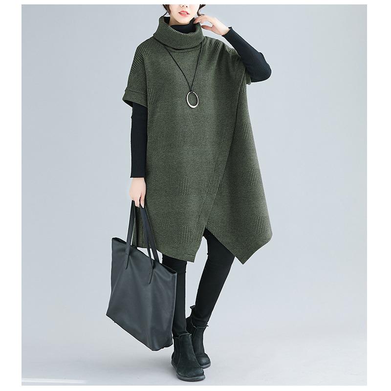 DIMANAF Women Pullovers Sweatshirts Thicken Plus Size Turtleneck Lady Tops Loose Bat Sleeve Shirts Dress Oversize Winter Autumn