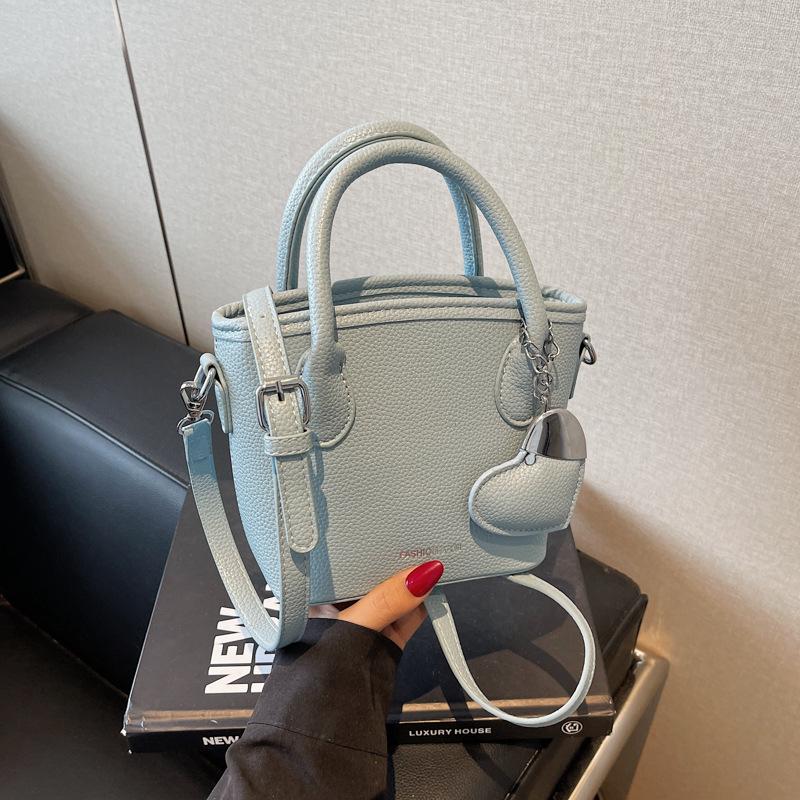 

Премиальная сумка-тоут женская новая модная универсальная на плечо сумка-мессенджер для поездок на работу сумка-ведро синий