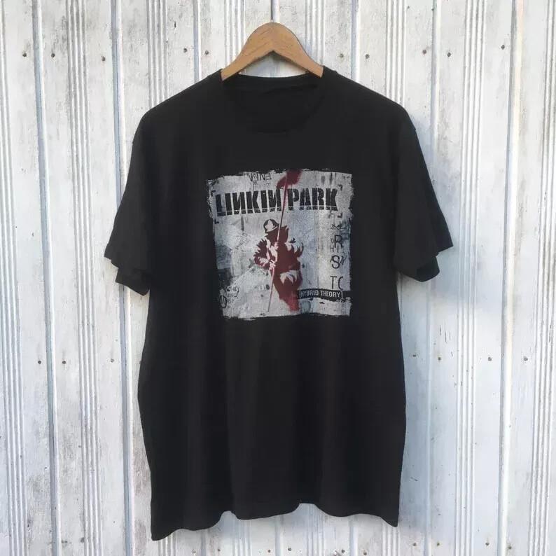 Linkin Park “Hybrid Theory” American Rock Band 2000s T-shirt Size S-4XL Unisex T-Shirt