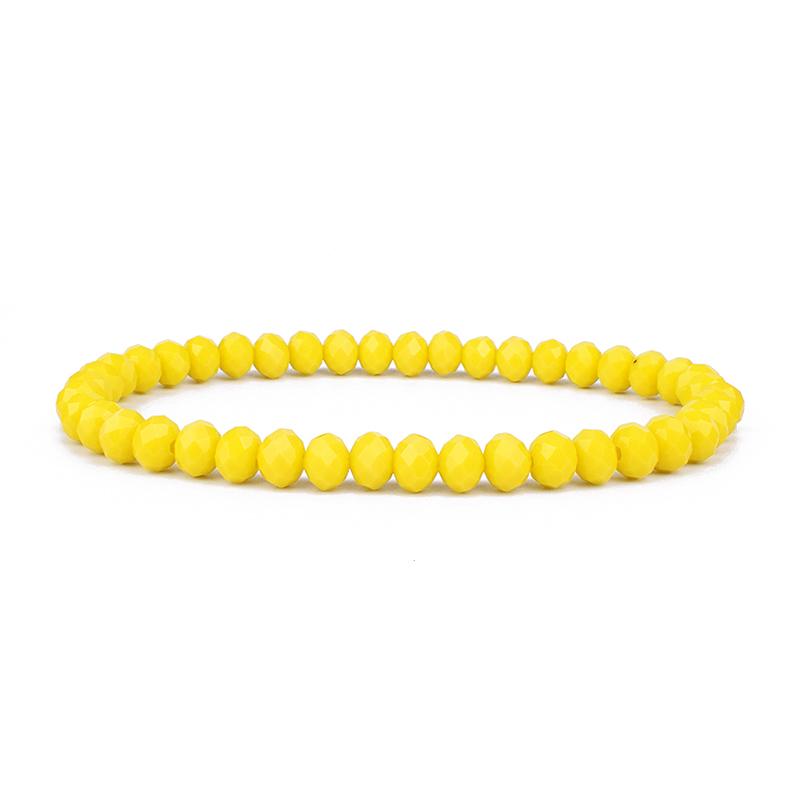 Mini Geslepen Kristal Armband Dames Luxe Kralen Dames Armband Mode 6/8mm 41kleur Kristallen Kralen Armband Vriendschap Sieraden