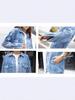 Vielseitige lockere Denimjacke für Damen im europäischen und amerikanischen Stil