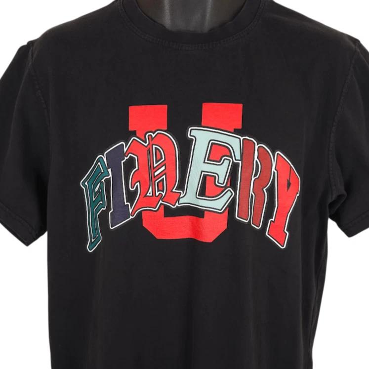 

Finery U 100% Cotton T-shirt Mens Tees Top Mens Size Large Black By Cambridge Streetwear XL
