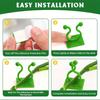 150pcs Wall Clips for Climbing Plants – Green Plant Clips, Wall Plant Holder for Vines, Indoor Plant Clips & Vine Hooks