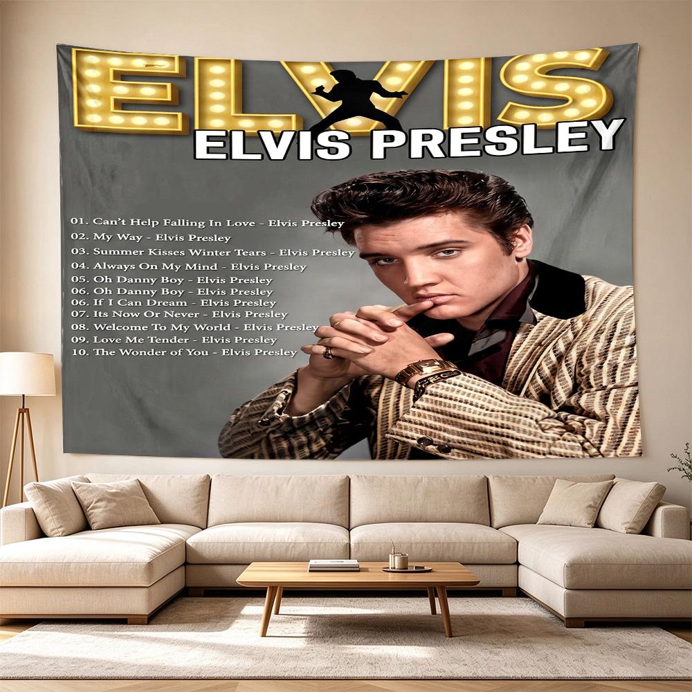 Space Rock Legend Versatile Wall Hanging Blanket, Home Backdrop for Wedding, Party and Video Shooting,Perfect Gift