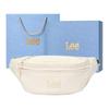 New Lee Denim Waist Bag Chest Bag Women's Sea Salt Gray/Cream White/Denim Blue LE240065M-602