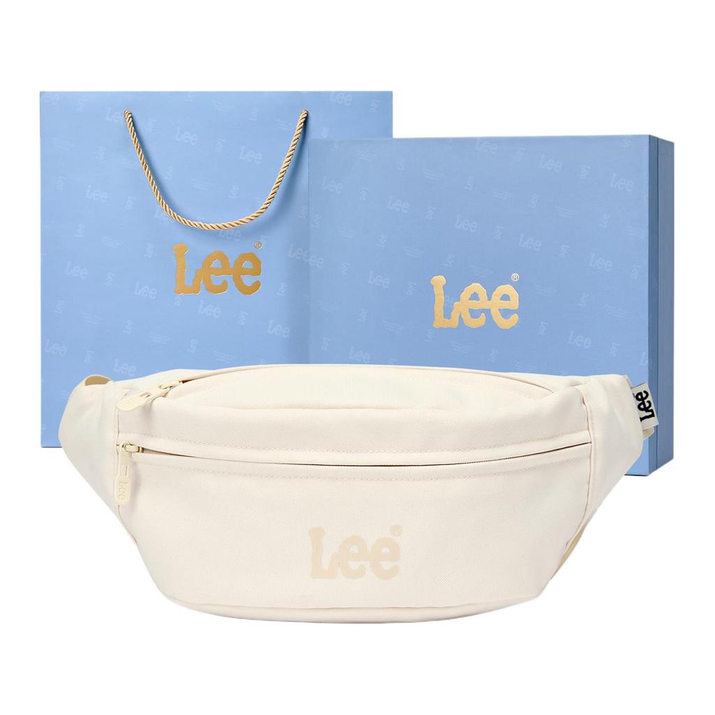 New Lee Denim Waist Bag Chest Bag Women's Sea Salt Gray/Cream White/Denim Blue LE240065M-602