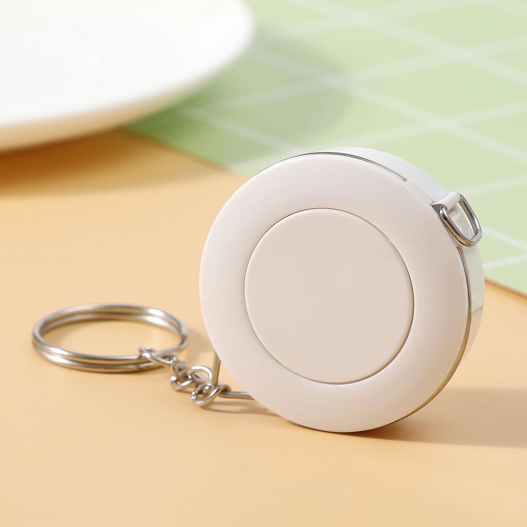 1.5M Candy Color Charm Small Tape Measure Keychain Automatic Telescopic Measuring Measure Small Flexible Tape Measure
