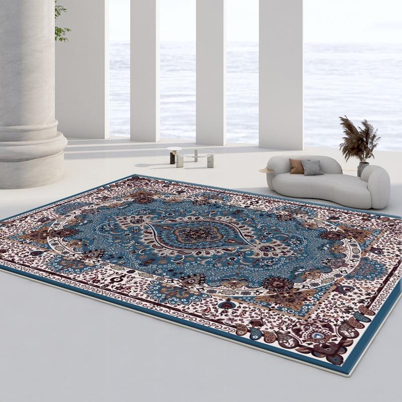 Retro Europe Persia Style Stripe Carpet Living Room Sofa Bedroom Bedside Kitchen Entrance Door Rug Non-slip Home Decor Mat