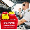 Pilot And Crew Alert Keychain Plane Airplane Emergency Alert Keychain Funny Warning Sound Simulator with Bright LED Light