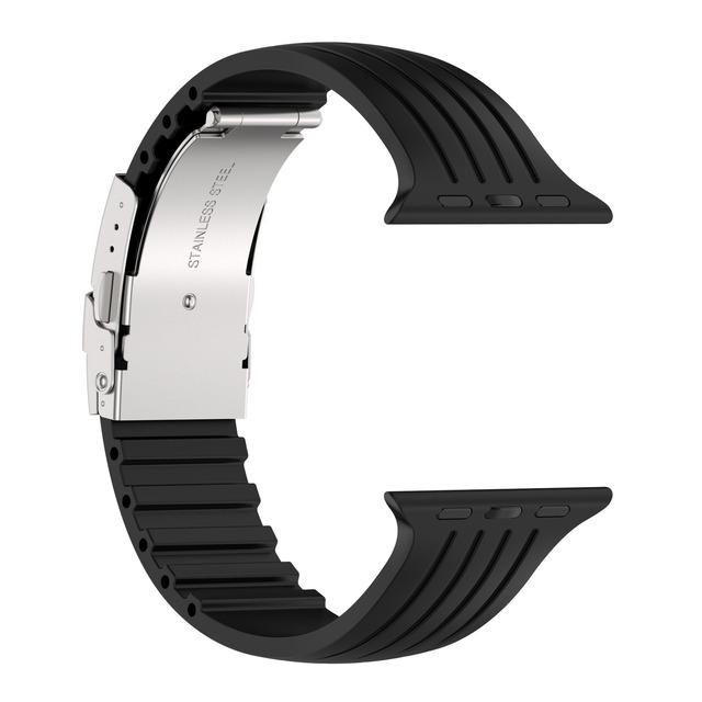 Straps For Apple Watch Ultra 2 Band 44mm 40mm 49mm 45mm 41mm 38 46mm 42mm Silicone Bracelet Correa Iwatch Series 3 6 Se 7 8 9 10