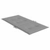 Garden Chair Cushions for Low Back Chairs 4 Pcs Gray Oxford Fabric