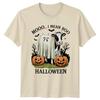 Mooo I Mean Boo TShirt Ghost Cow Halloween Halloween Gift For Him And Her