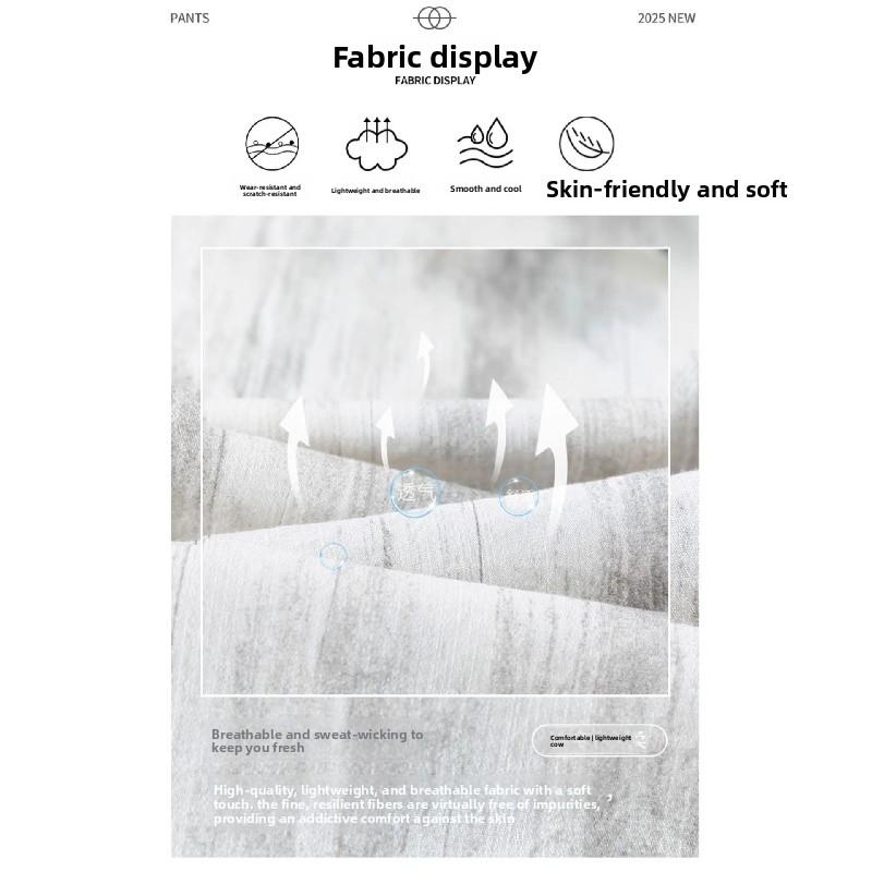 Narrow-fit Tie-dye Wide-leg Pants for Women, 2026 New Model, Ice Silk Cotton-linen Casual Summer Thin Tencel Linen Yamamoto Pants