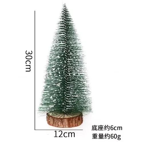 Mini Pine Christmas Tree Artificial Tabletop Decorations Festival Plastic Miniature Trees 2026 New Year Decorations for Xmas