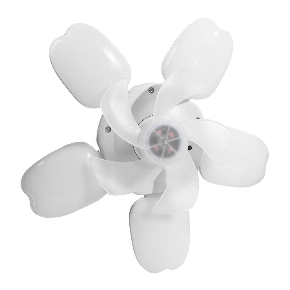 Remote Control Hanging Fan with LED Light 2 In 1 Electric Cordless Fan Ceiling Lamp  Office