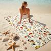 1Pc Mushroom Exploration Beach Towel, Quick Dry, Multi-Use for Beach Pool Gym Yoga Home Travel, Christmas, Halloween, Xmas Gift M928477