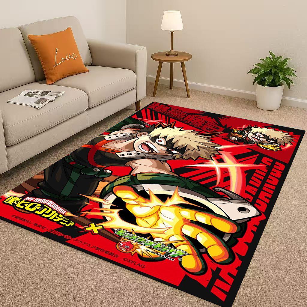 Anime My Hero Academia Bakugou Deku Kreskówka Salon Antypoślizgowy Dywanik Dywan do Sypialni Pokoju Zabaw Sofa, Dekoracja Domu Wycieraczka