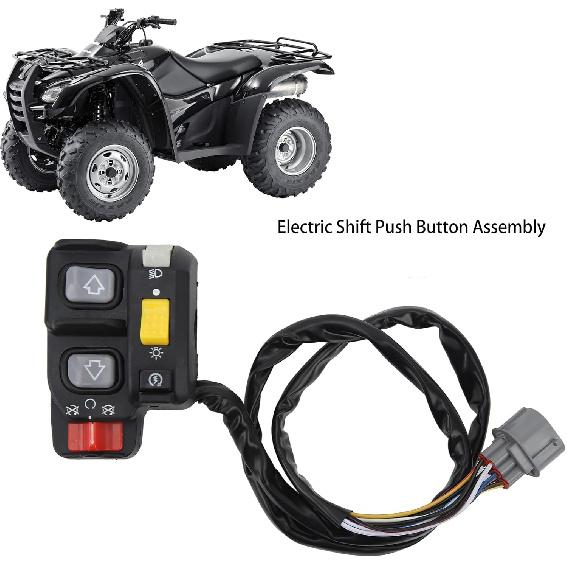 ATV Push Button Shifter Assy, Electric Shift Push Button Assembly ATV Shifter Assembly for Rancher 350 4x4 2WD Electric Shift 350FE Rancher ES