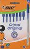 BIC Cristal Original, Kulepenner Blå Medium spiss 1,0 mm, Sett med 8