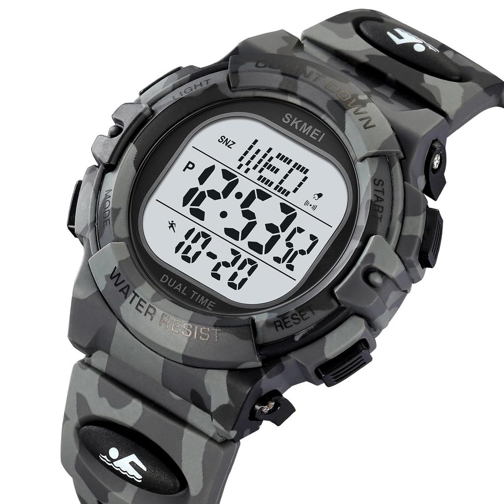 Digital 50m Sports For Elementary School Junior High School Gift Men's Watch, Multi-Function, Waterproof, Watch, Stylish, Simple, Boys, Students,