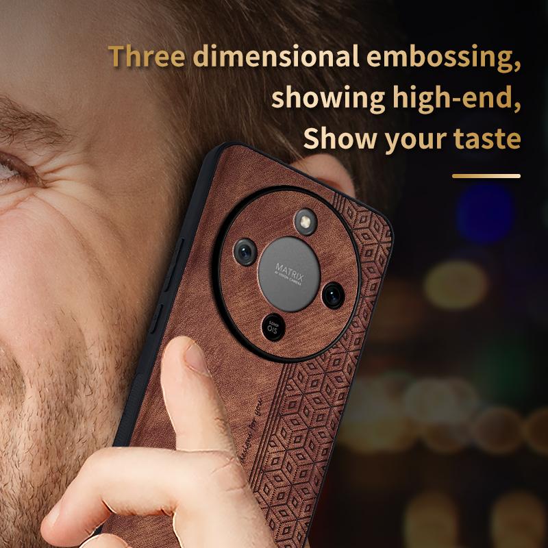 EUCAGR Bumper Coque PU Leather Phone Case For Huawei Honor X70 Soft Shockproof Back Cover For Honor X70 X 70