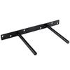 Black Double T Invisible Shelf Bracket for Single Layer