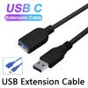 USB A To USB A Male Extension Cable Double End USB Cord For Hard Drive DVD Player PC Laptop Cooler High-Speed Data Transmission