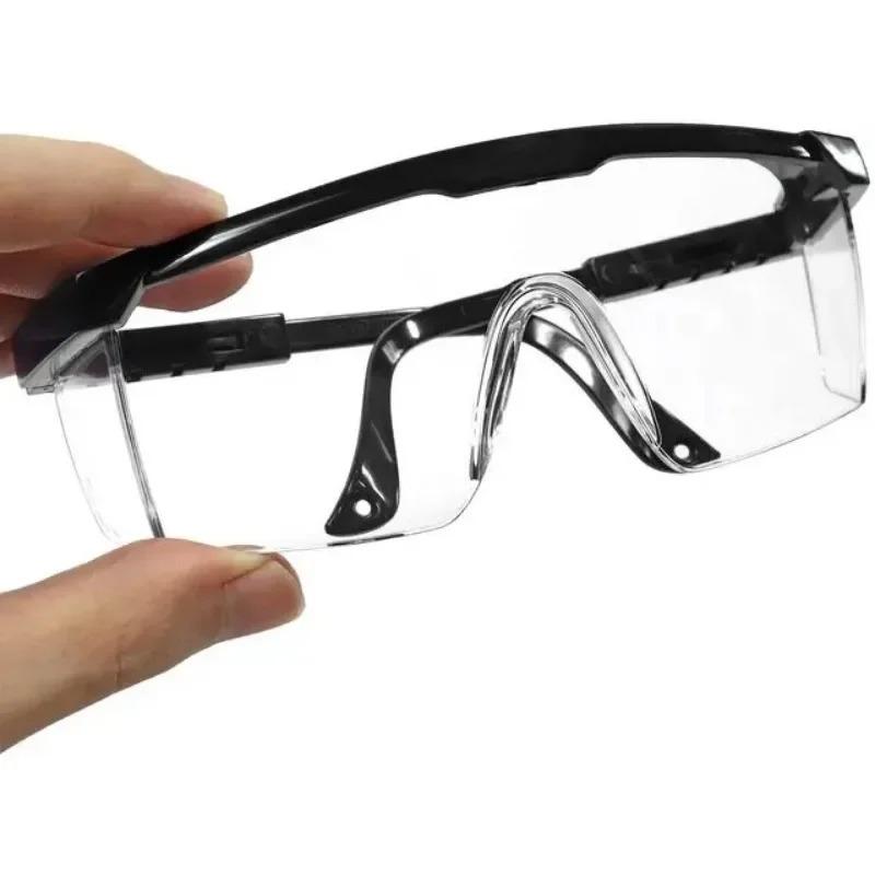 

1/3/5PcsAnti-Splash Work Safety Glasses Eye Protecting Lab Goggles Protective Industrial Wind Dust Proof Goggles Cycling Glasses чорний