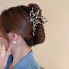 Large Butterfly Metal Hair Clip for Women Elegant Temperament Shark Hair Clip Fashion Girl Hair Clamp