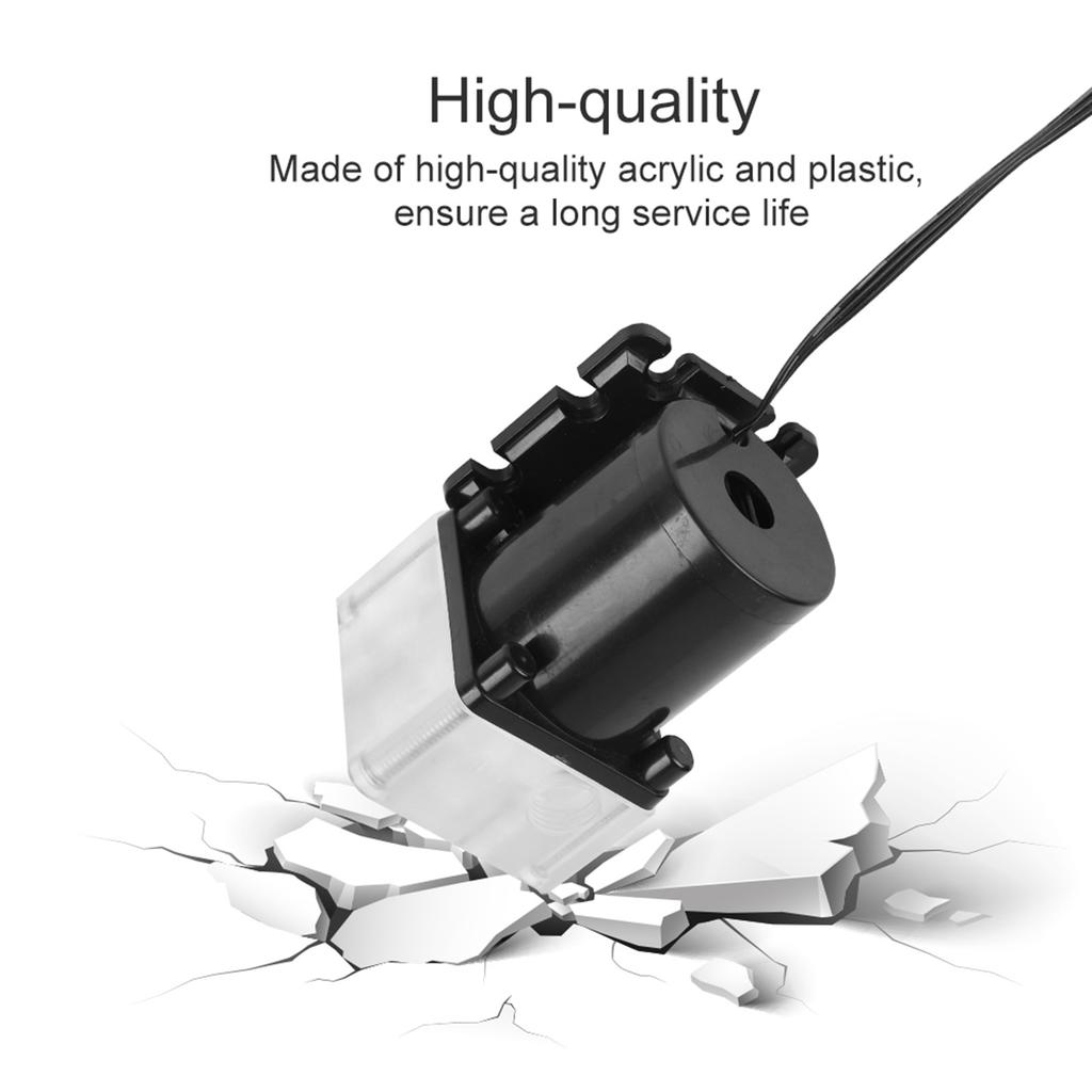 Noiseless CPU Water Bump Computer Water Cooling System Pump G1 4 Thread for PC 500L H